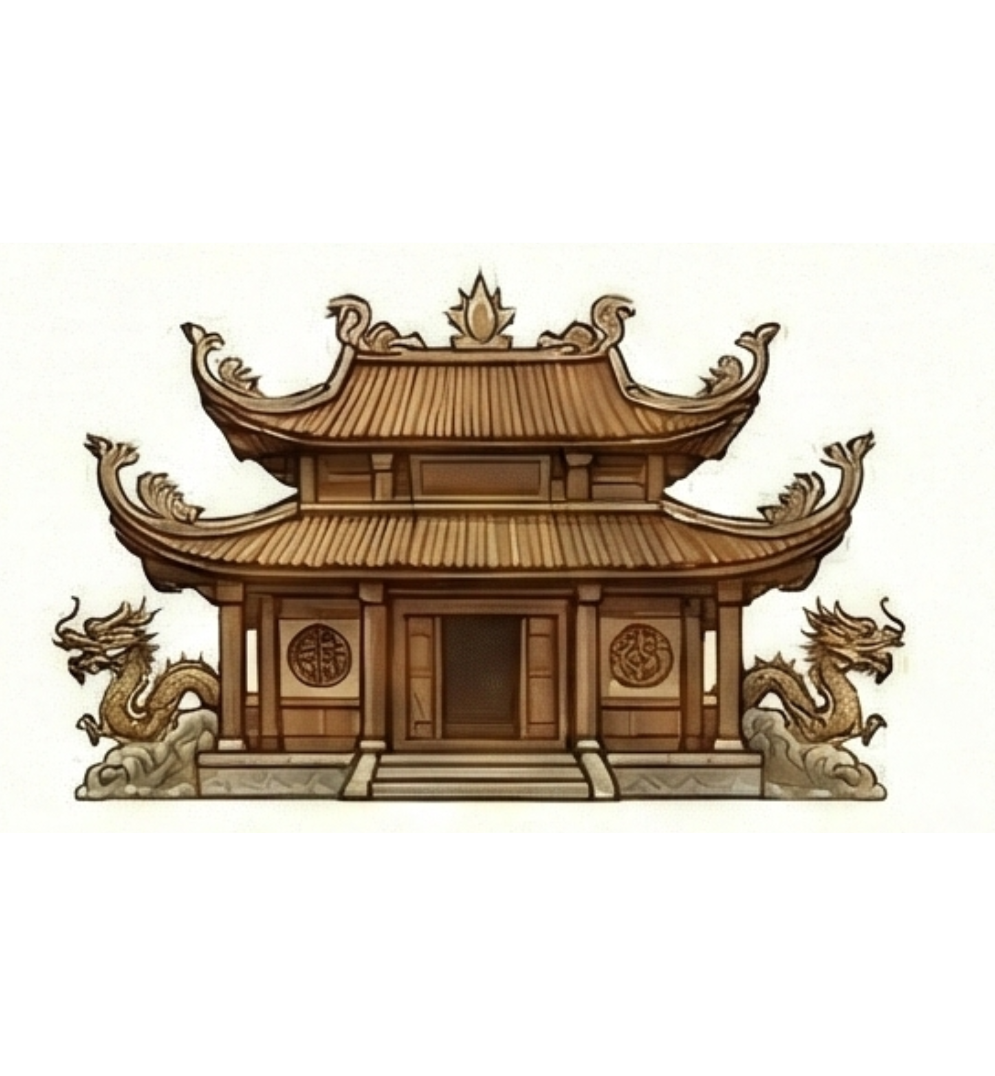 Tủ bộ đỉnh, đèn, chùa